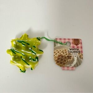 Waffle Squishy Keychain